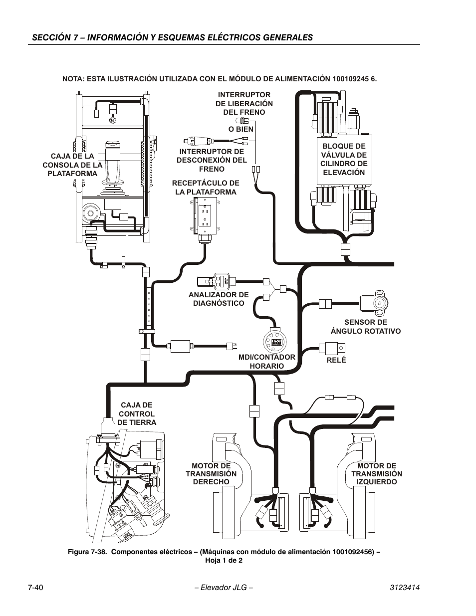 Hoja 1 de 2 -40 | JLG 3246ES Service Manual User Manual | Page 212 / 216