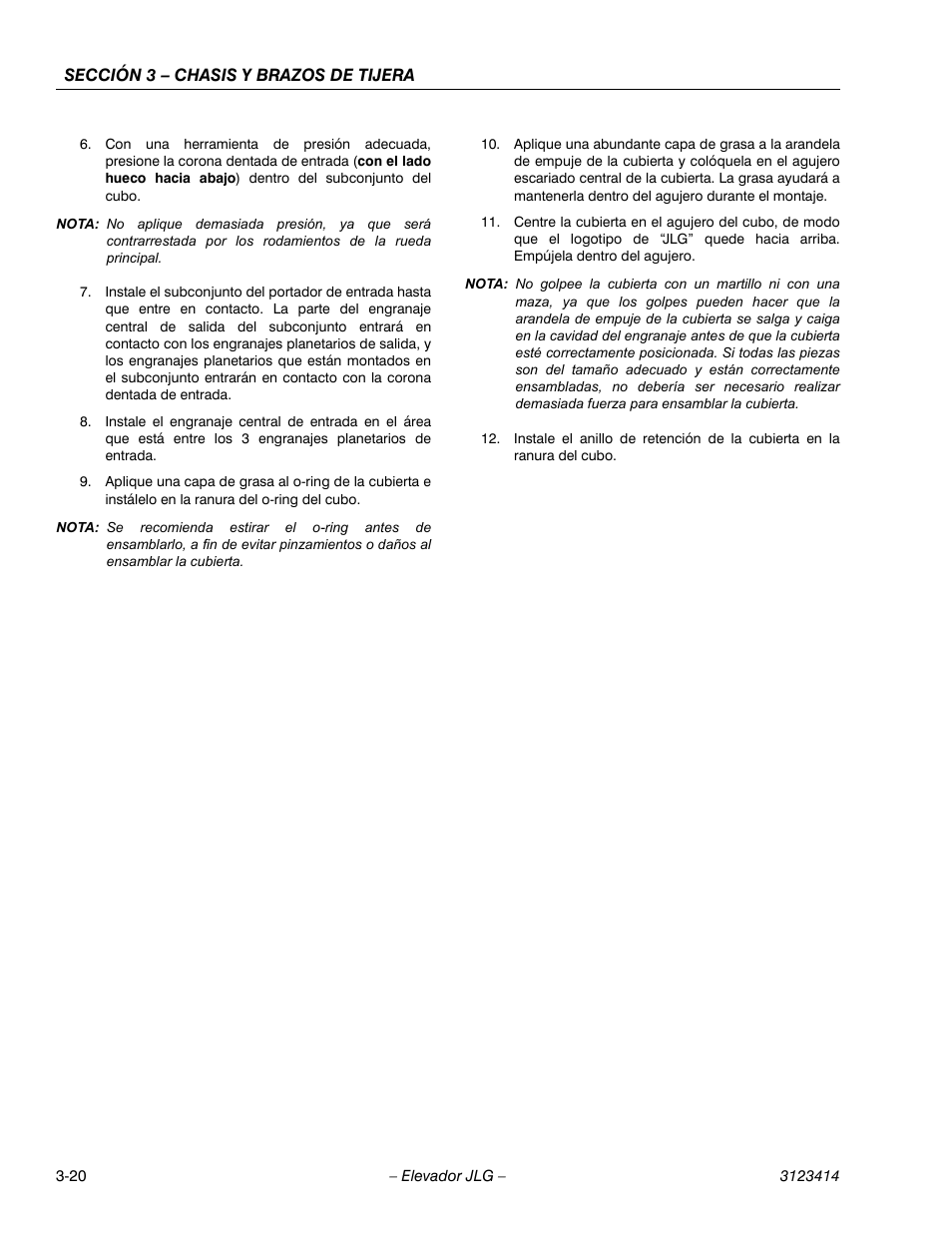 JLG 3246ES Service Manual User Manual | Page 56 / 216