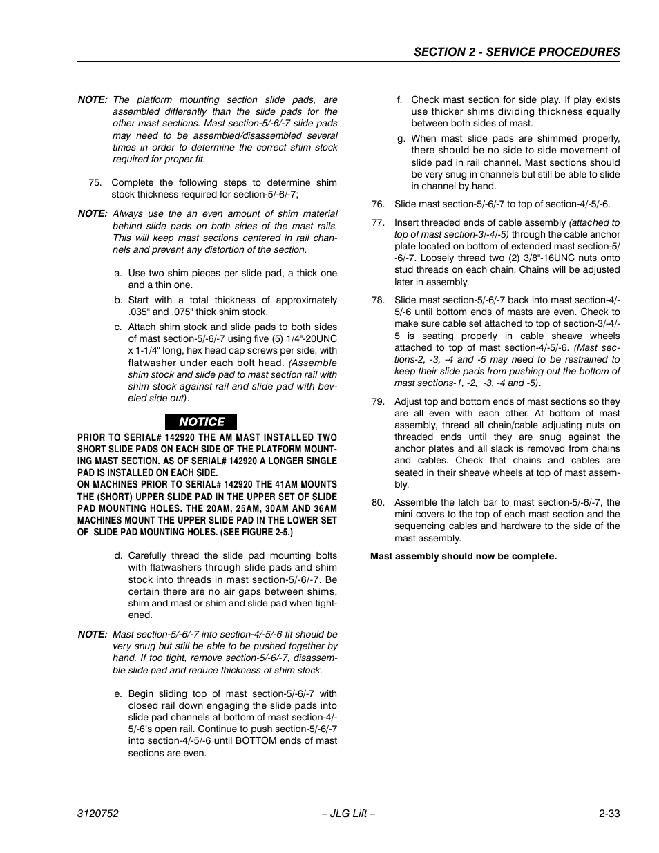 JLG 41AM (3120752) Service Manual User Manual | Page 57 / 84