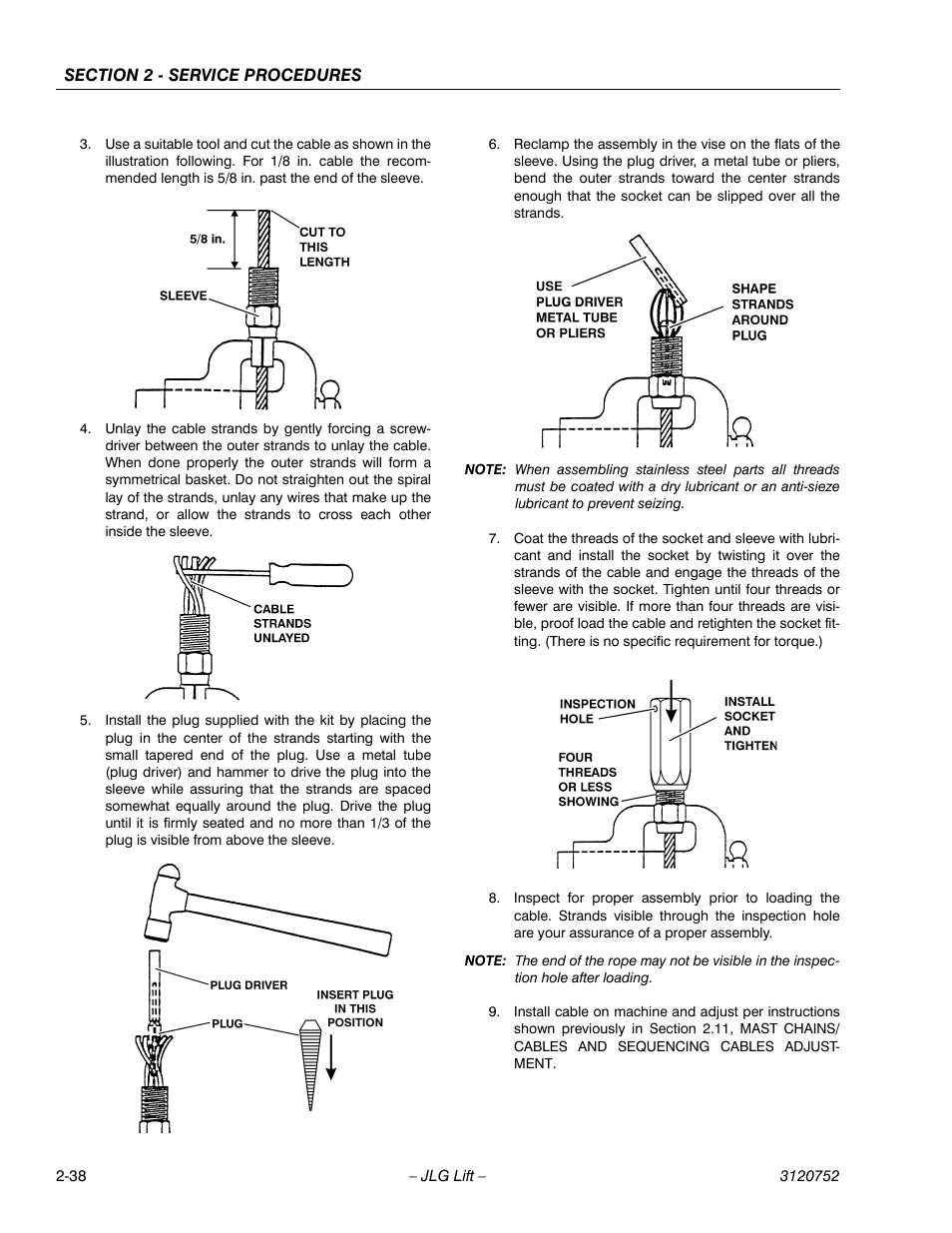 JLG 41AM (3120752) Service Manual User Manual | Page 62 / 84