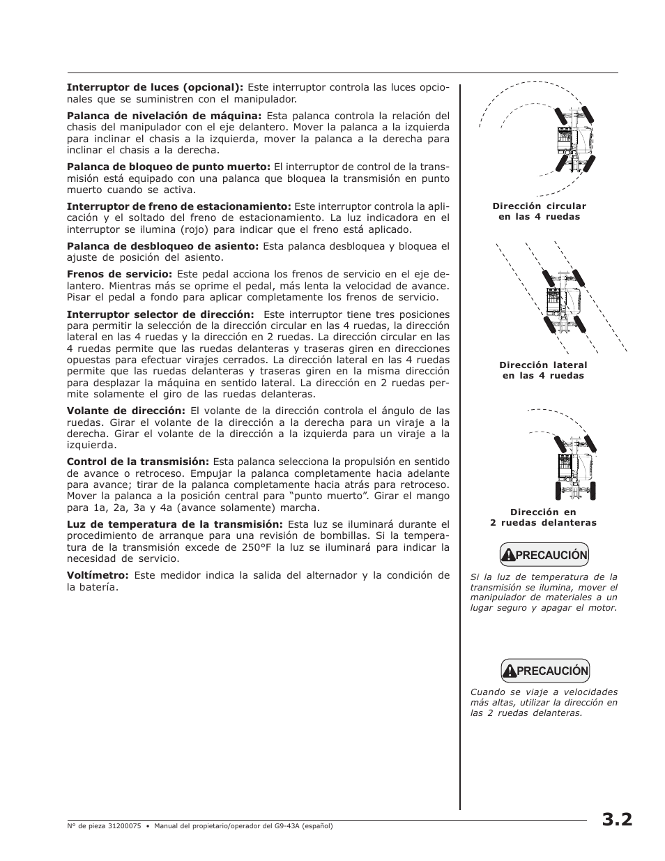 JLG G10-43A (0160005444 & After) Operator Manual User Manual | Page 21 / 56