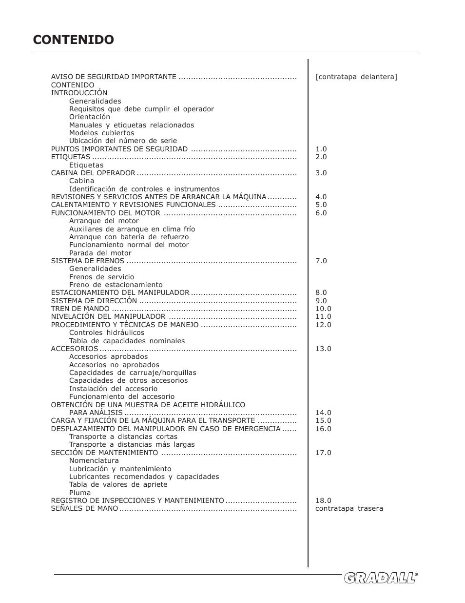 JLG G10-43A (0160005444 & After) Operator Manual User Manual | Page 6 / 56