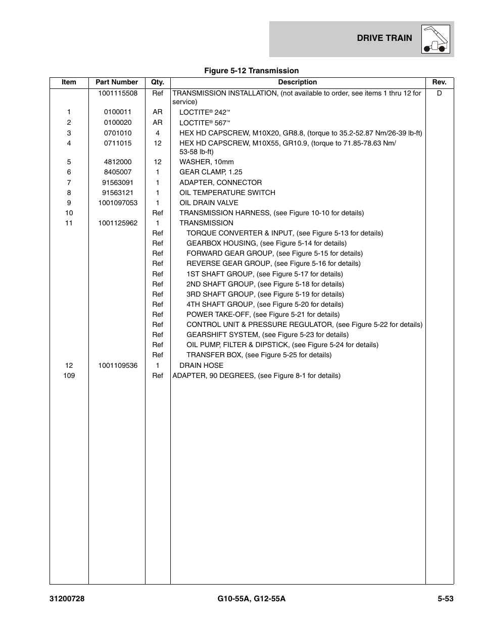 JLG G12-55A Parts Manual User Manual | Page 175 / 418