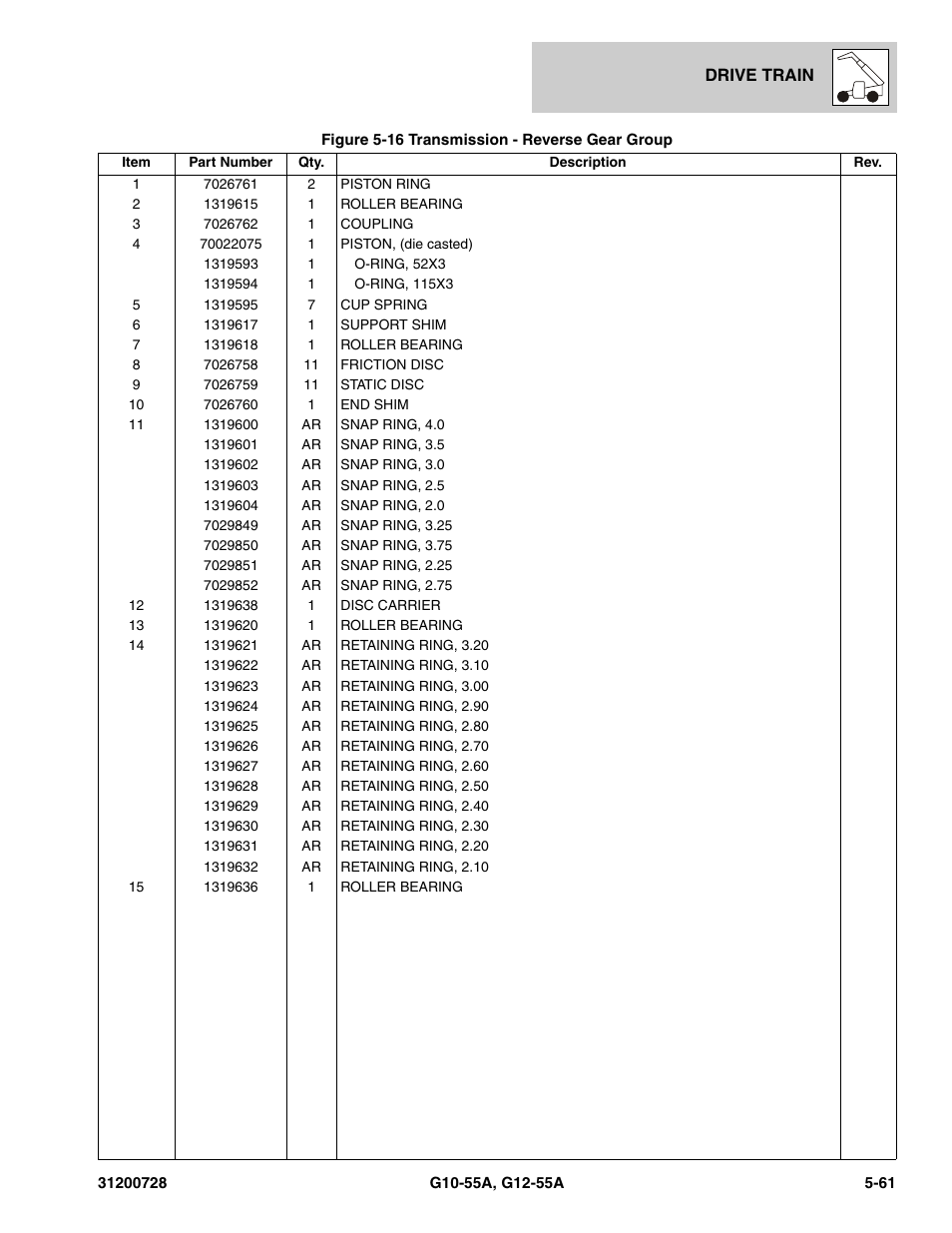 JLG G12-55A Parts Manual User Manual | Page 183 / 418