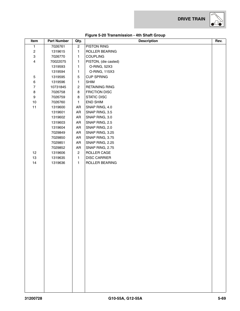 JLG G12-55A Parts Manual User Manual | Page 191 / 418