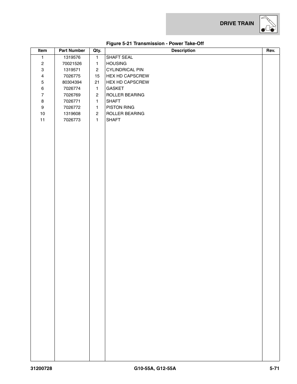 JLG G12-55A Parts Manual User Manual | Page 193 / 418