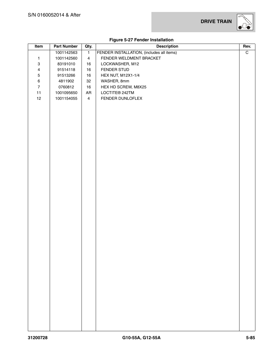 JLG G12-55A Parts Manual User Manual | Page 207 / 418