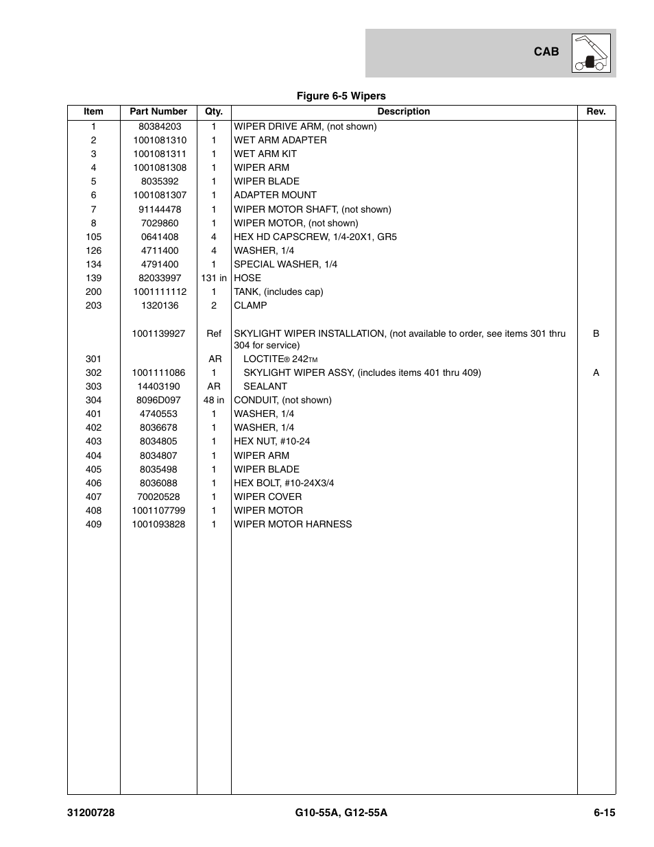 JLG G12-55A Parts Manual User Manual | Page 223 / 418