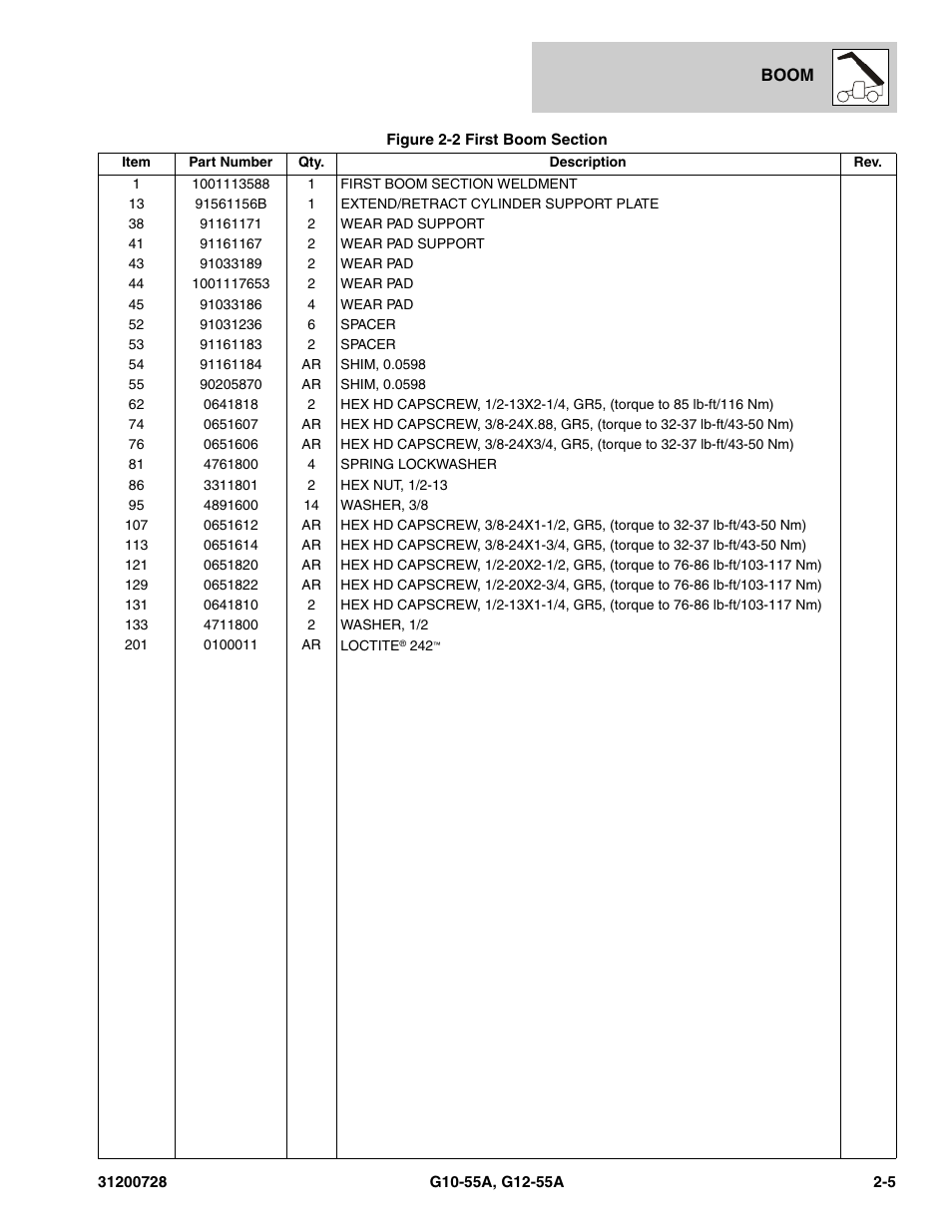 JLG G12-55A Parts Manual User Manual | Page 29 / 418
