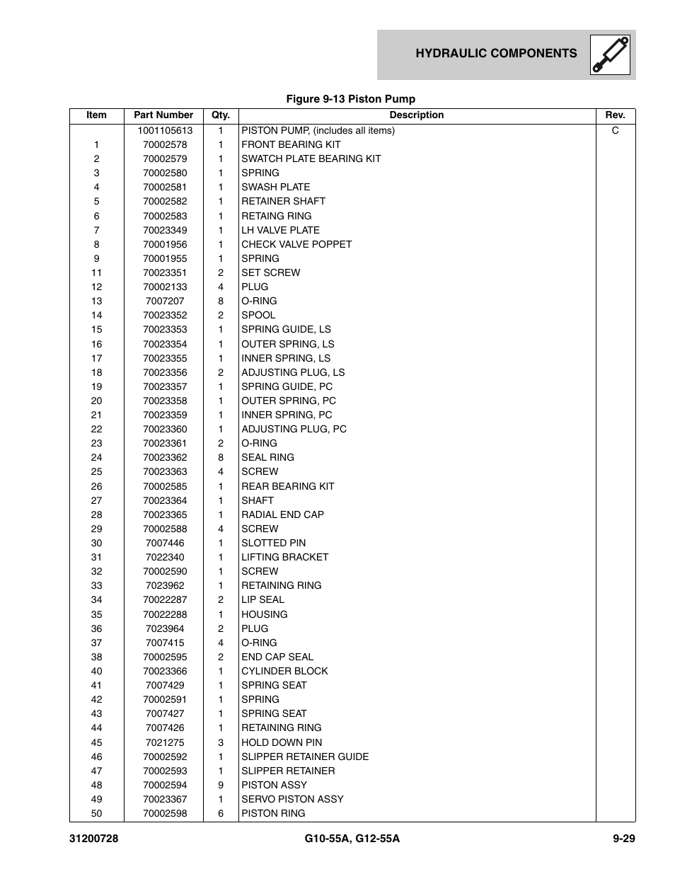 JLG G12-55A Parts Manual User Manual | Page 311 / 418