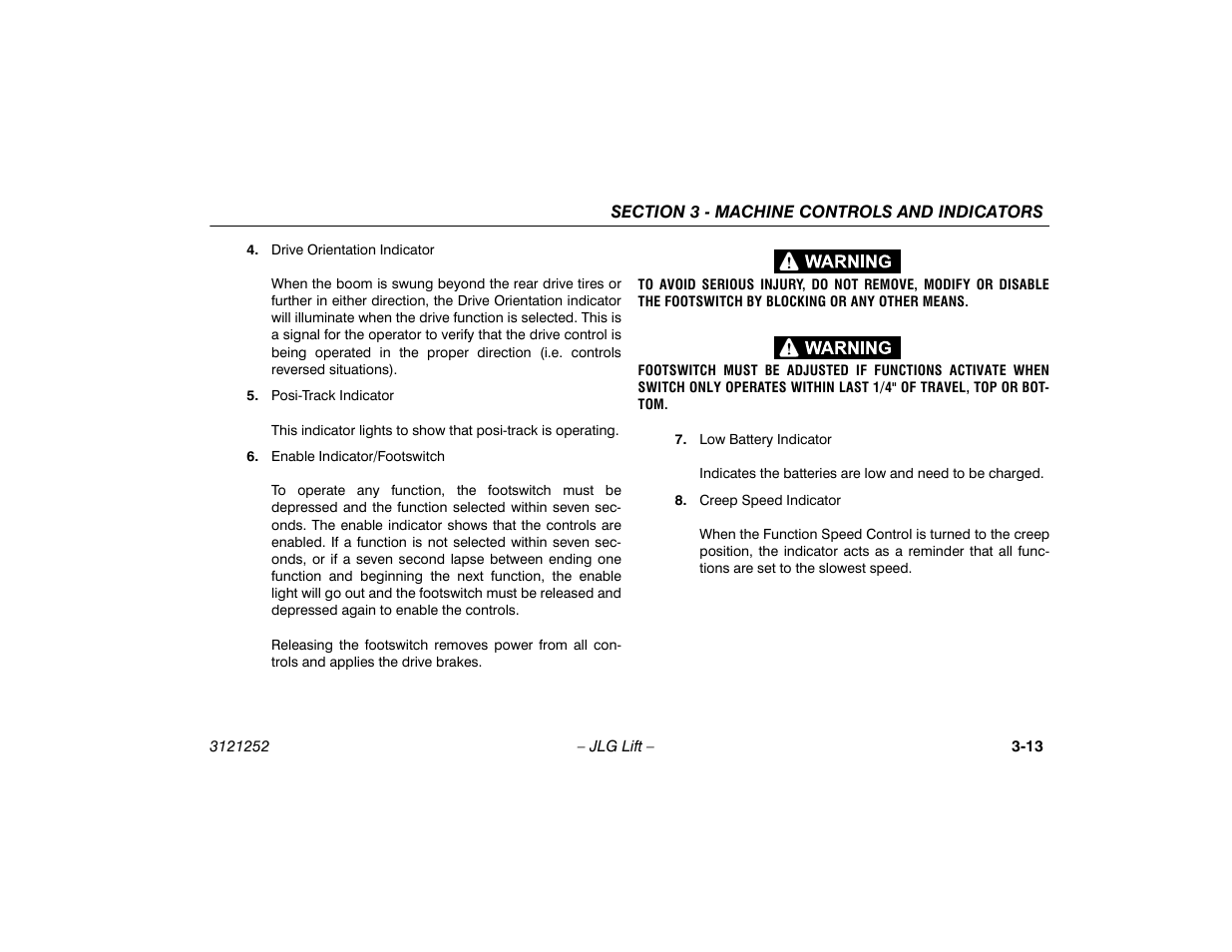 JLG E300 Operator Manual User Manual | Page 43 / 92