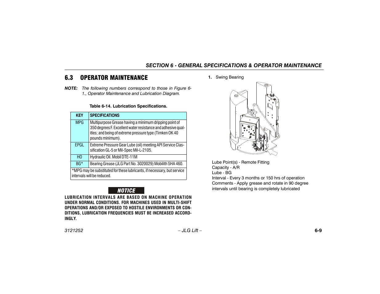 3 operator maintenance, 3 operator maintenance -9 | JLG E300 Operator Manual User Manual | Page 79 / 92