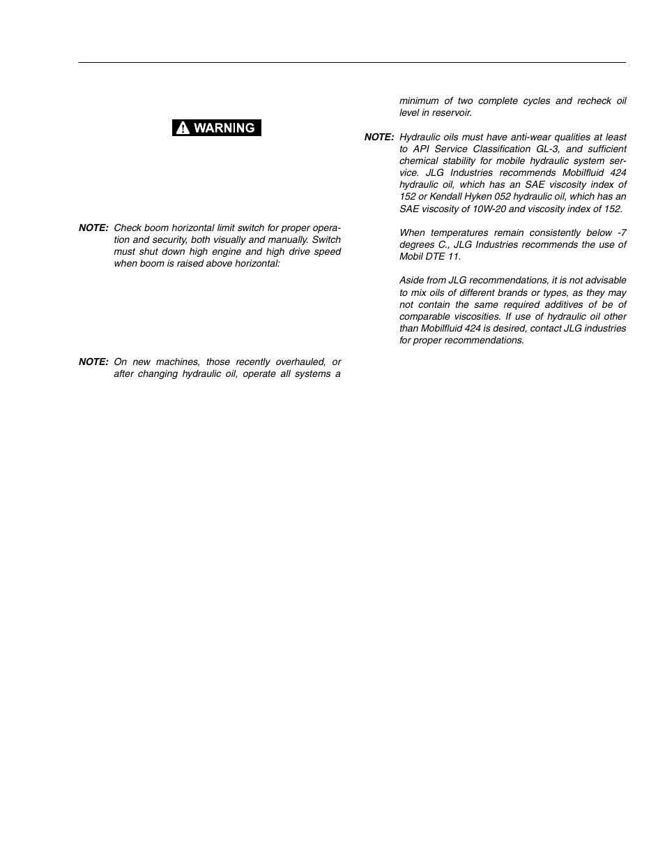 JLG 120HX ANSI Operator Manual User Manual | Page 21 / 78