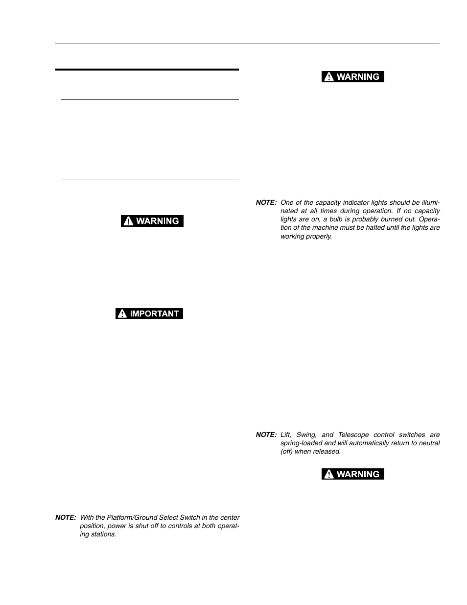 JLG 120HX ANSI Operator Manual User Manual | Page 35 / 78