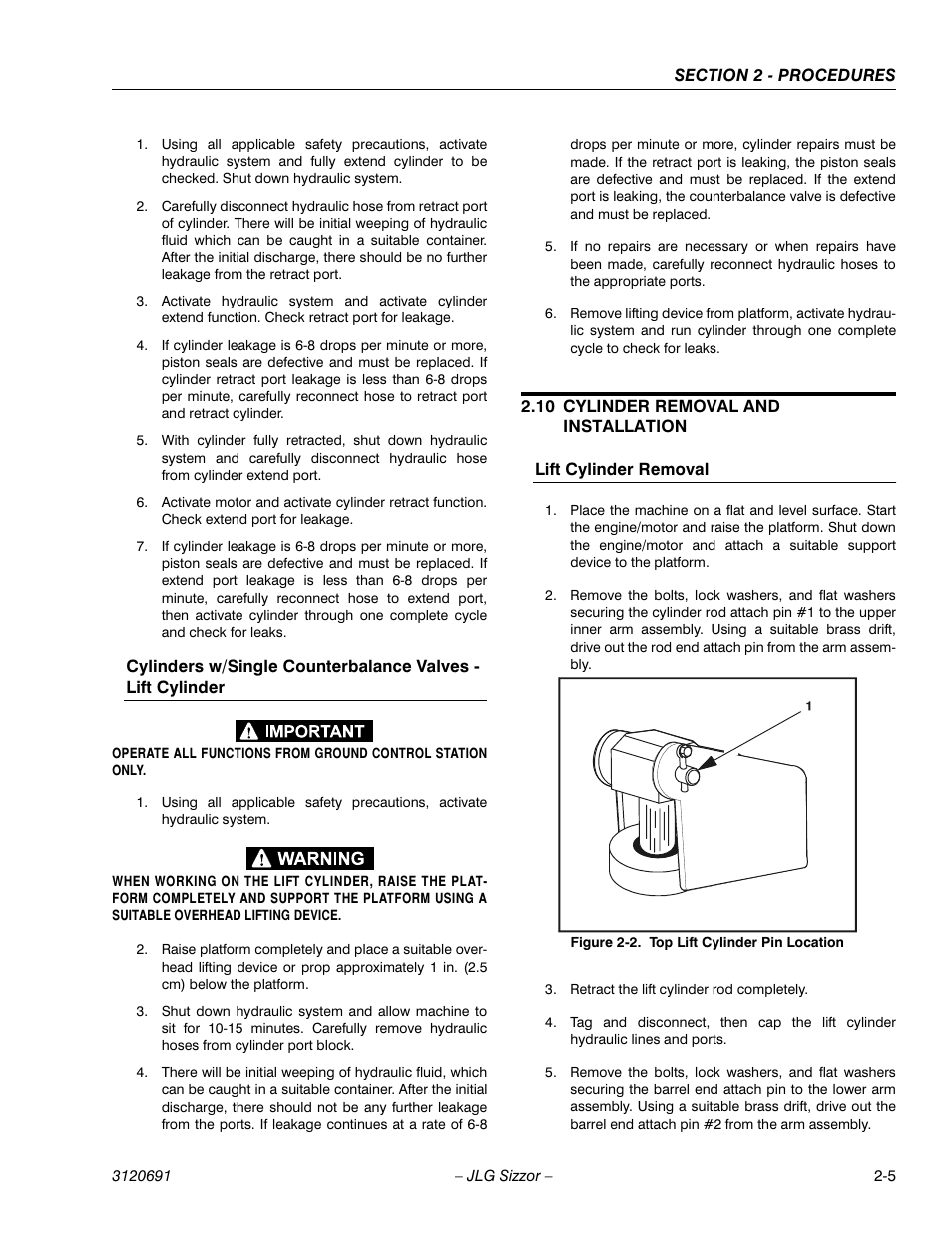 JLG 40RTS ANSI Service Manual User Manual | Page 21 / 84
