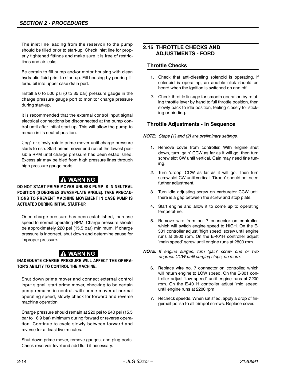 JLG 40RTS ANSI Service Manual User Manual | Page 30 / 84