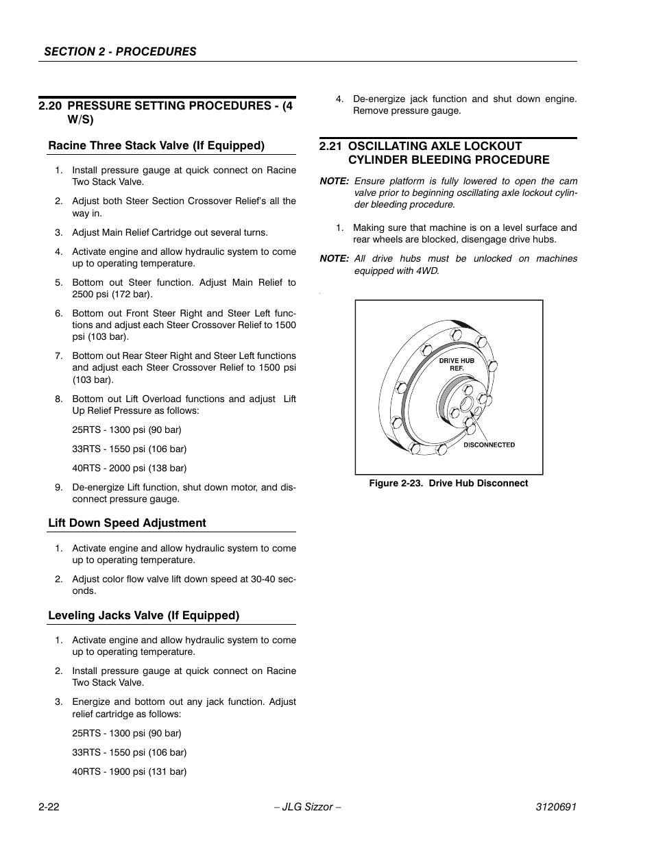 JLG 40RTS ANSI Service Manual User Manual | Page 38 / 84