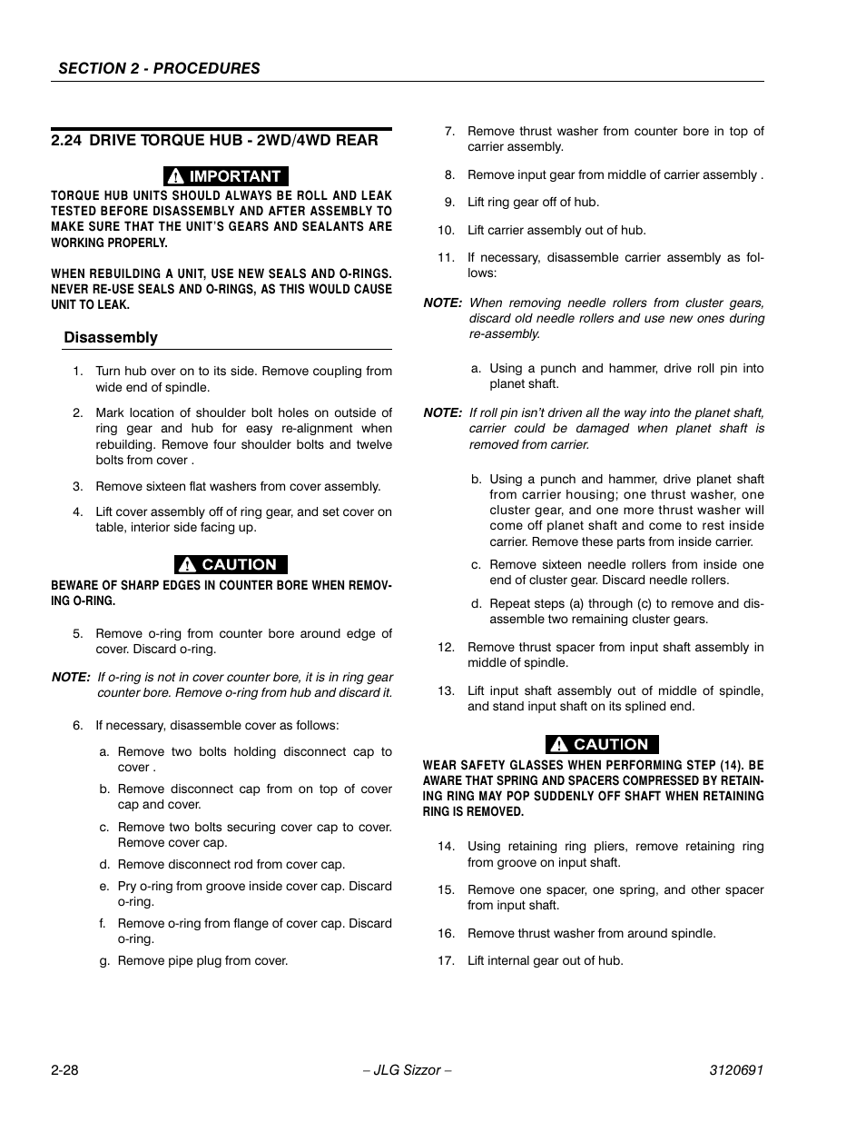 JLG 40RTS ANSI Service Manual User Manual | Page 44 / 84