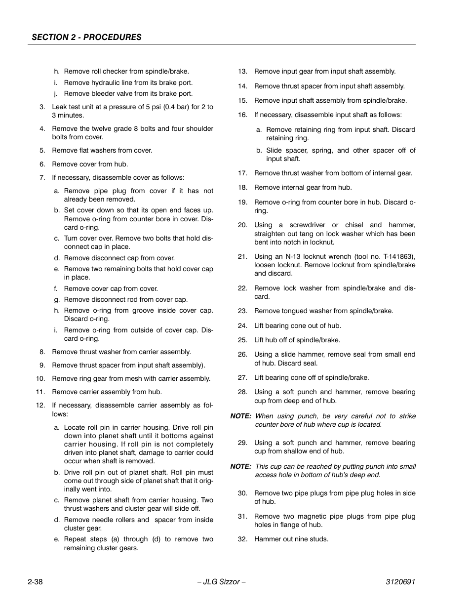 JLG 40RTS ANSI Service Manual User Manual | Page 54 / 84