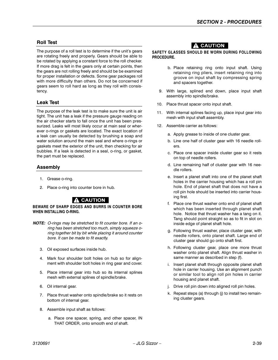 JLG 40RTS ANSI Service Manual User Manual | Page 55 / 84