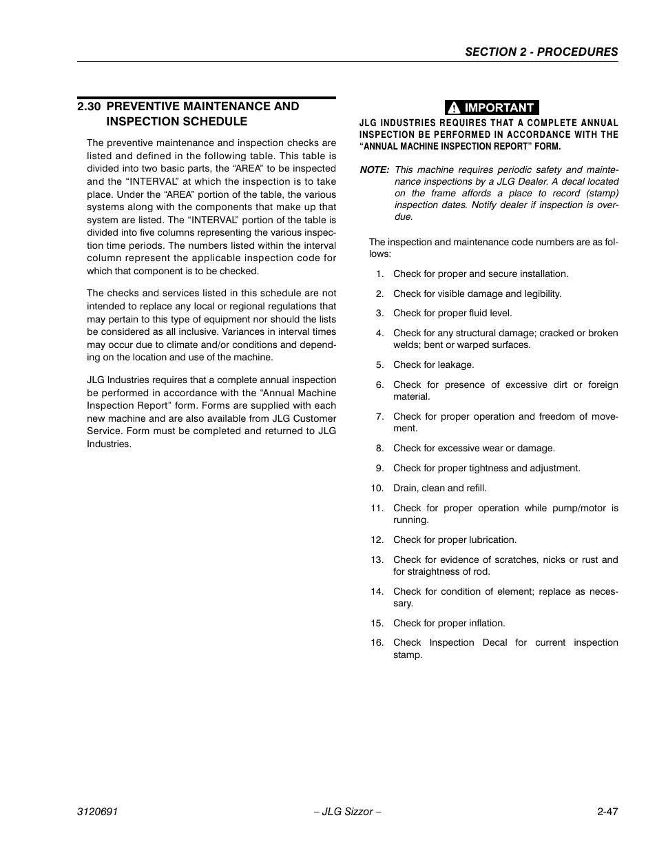 JLG 40RTS ANSI Service Manual User Manual | Page 63 / 84