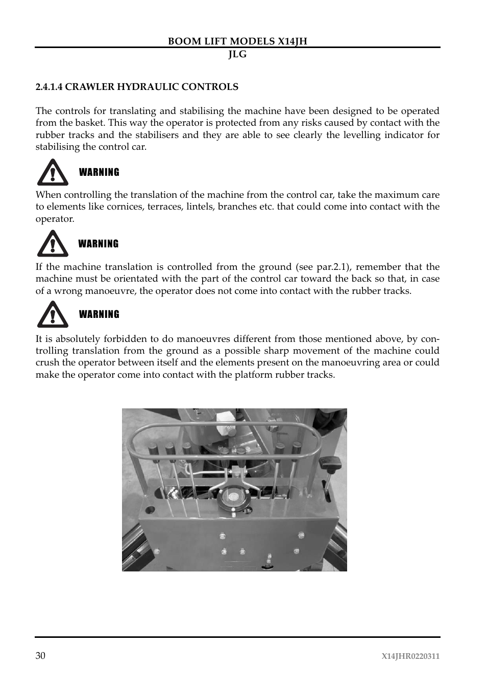 JLG X14JH Operator Manual User Manual | Page 33 / 108