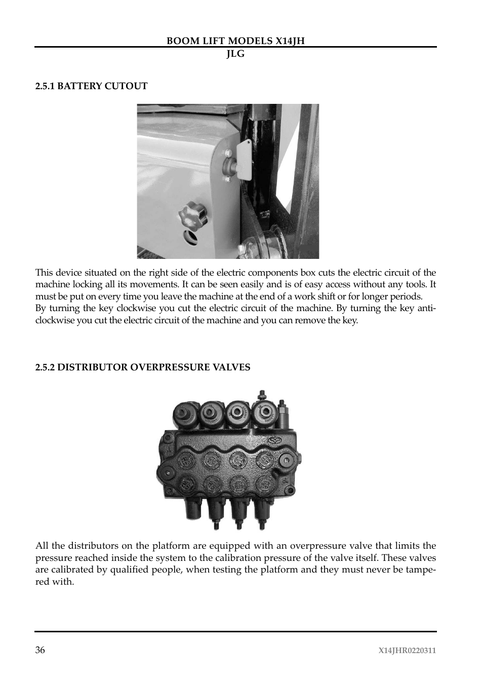 JLG X14JH Operator Manual User Manual | Page 39 / 108