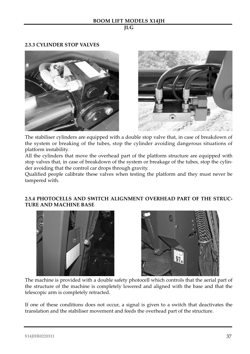 JLG X14JH Operator Manual User Manual | Page 40 / 108
