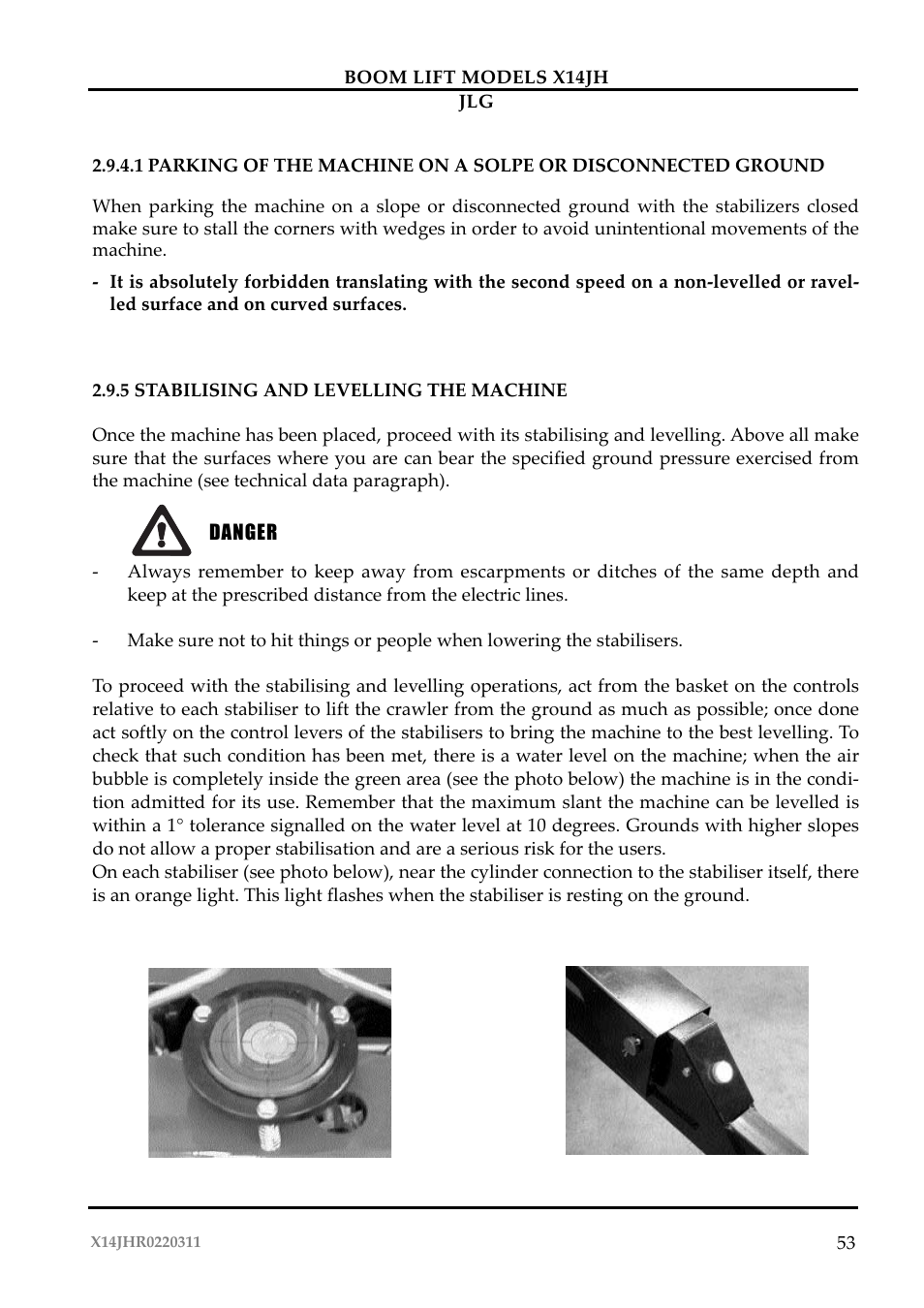 JLG X14JH Operator Manual User Manual | Page 56 / 108
