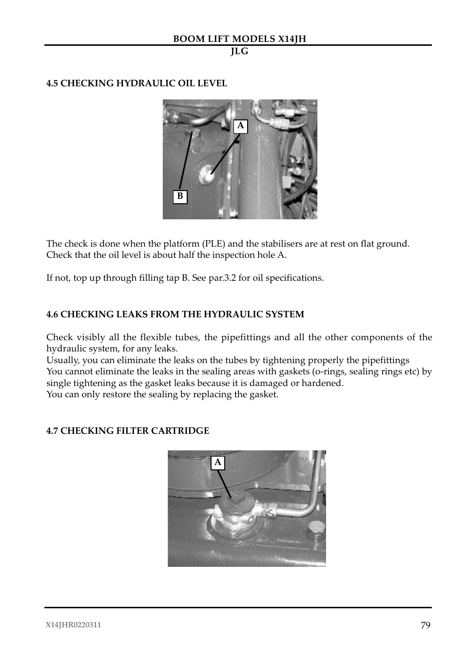 JLG X14JH Operator Manual User Manual | Page 82 / 108