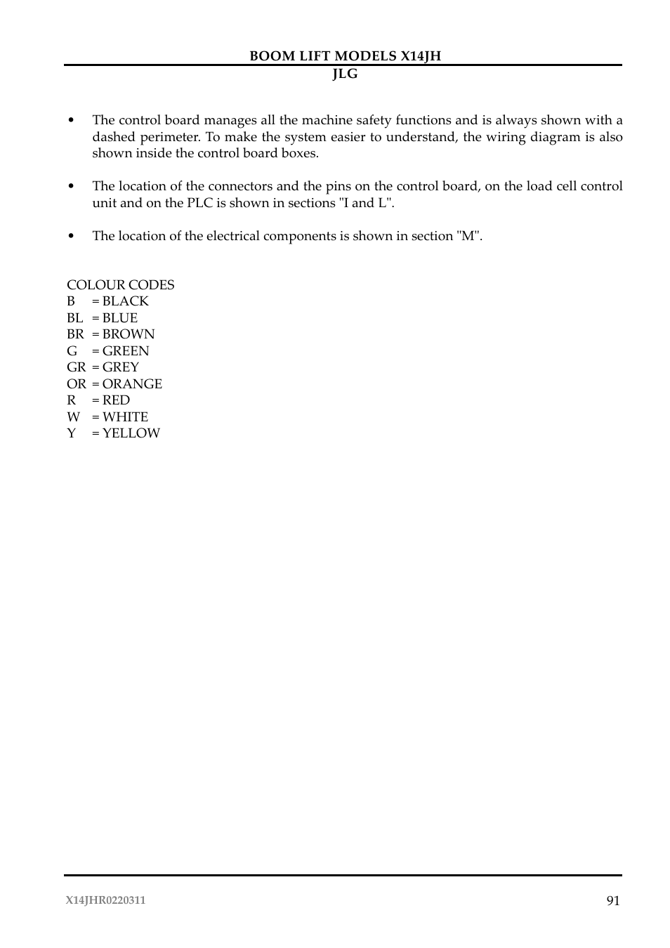JLG X14JH Operator Manual User Manual | Page 94 / 108