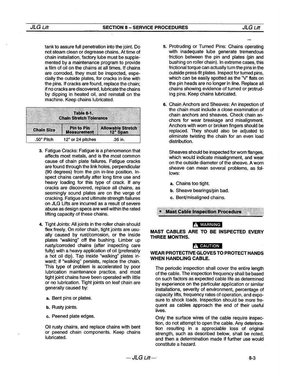 JLG 20VP (3123001) Operator Manual User Manual | Page 43 / 160