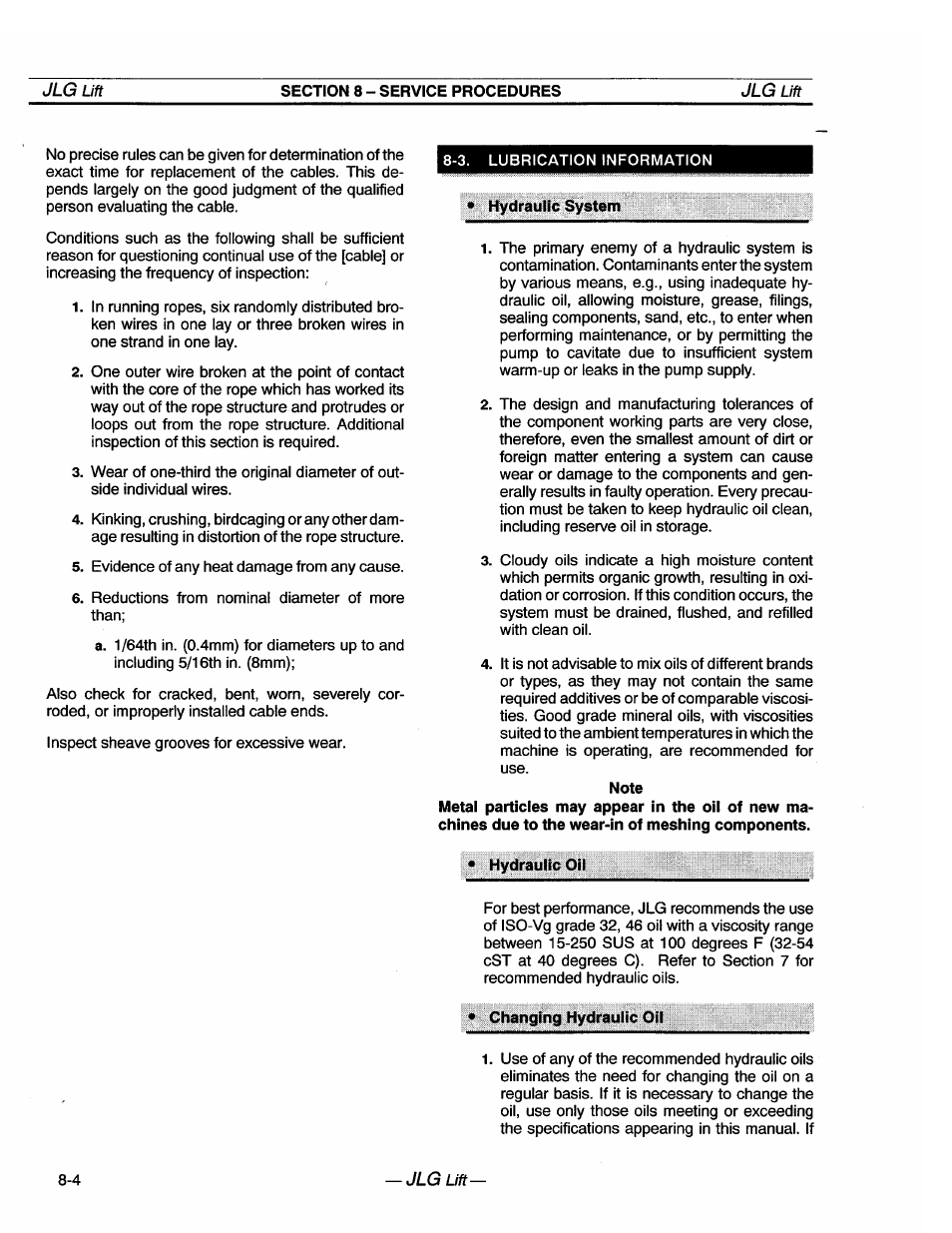 JLG 20VP (3123001) Operator Manual User Manual | Page 44 / 160