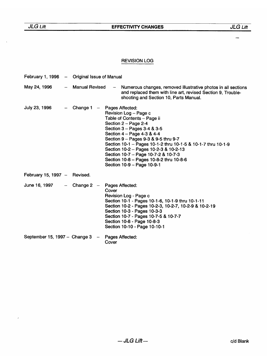 JLG 20VP (3123001) Operator Manual User Manual | Page 5 / 160