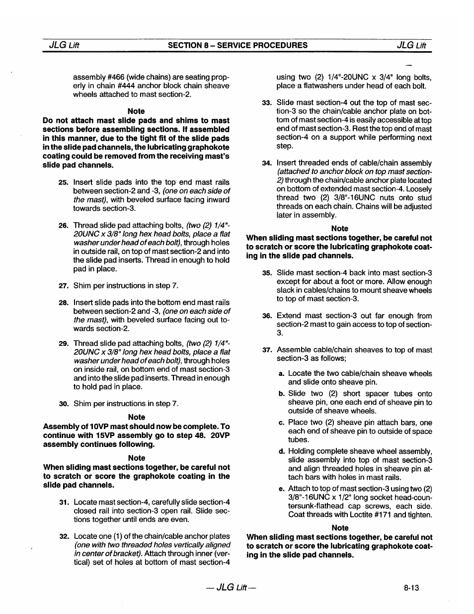 JLG 20VP (3123001) Operator Manual User Manual | Page 53 / 160