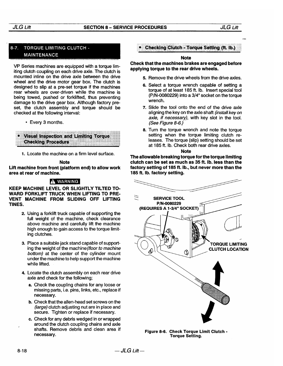 JLG 20VP (3123001) Operator Manual User Manual | Page 58 / 160