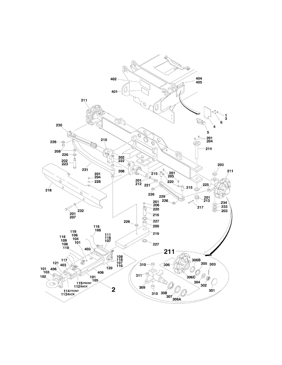 Figure 1-10. tow package installation | JLG M600 ANSI Parts Manual User Manual | Page 40 / 260
