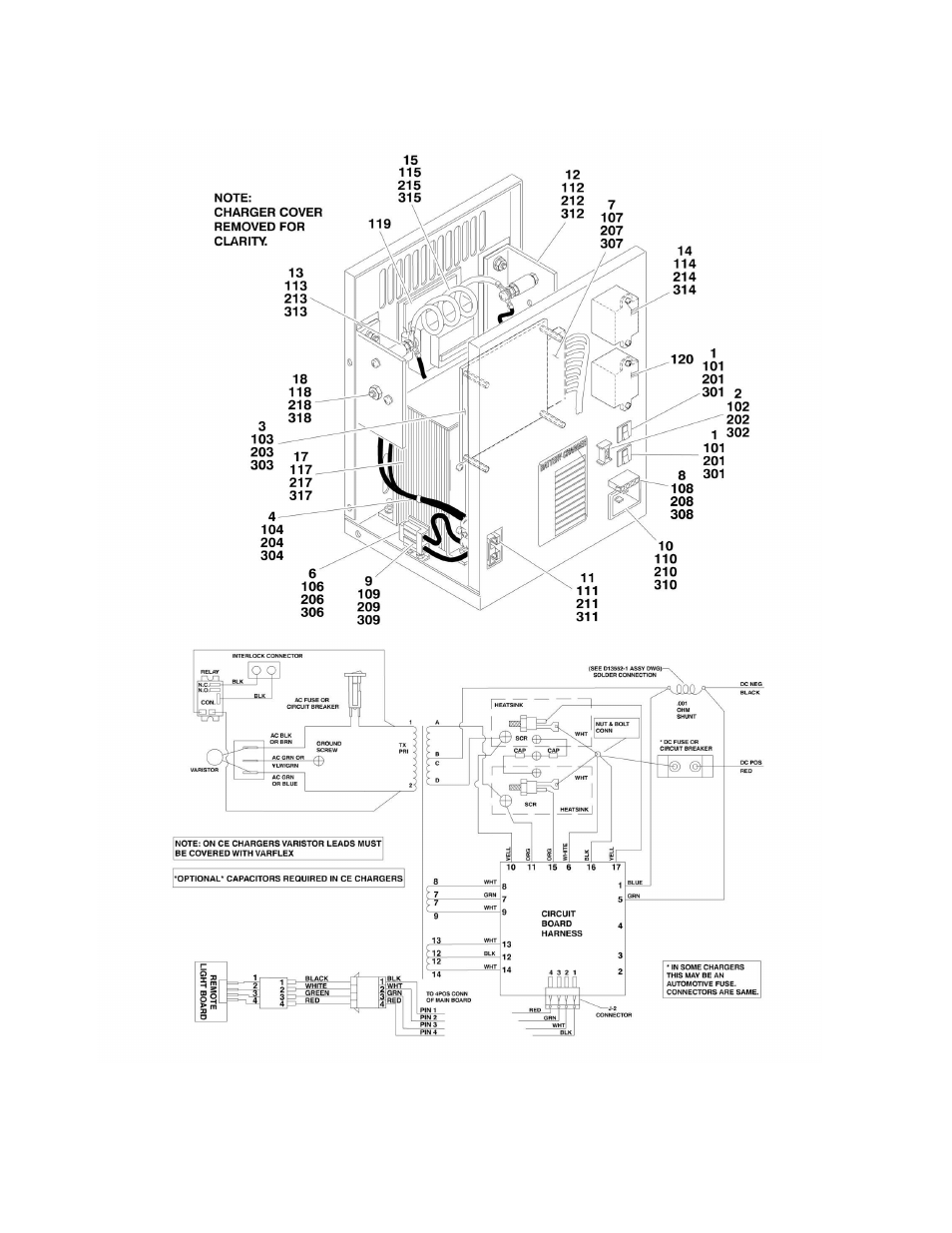 Figure 2-12. battery charger assembly | JLG M600 ANSI Parts Manual User Manual | Page 80 / 260