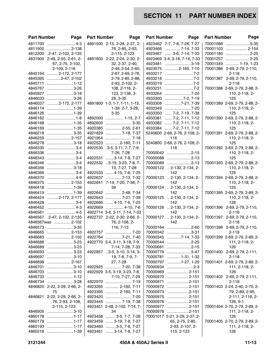 4846567was 2-102 | JLG 450A_AJ Series II Parts Manual User Manual | Page 433 / 440