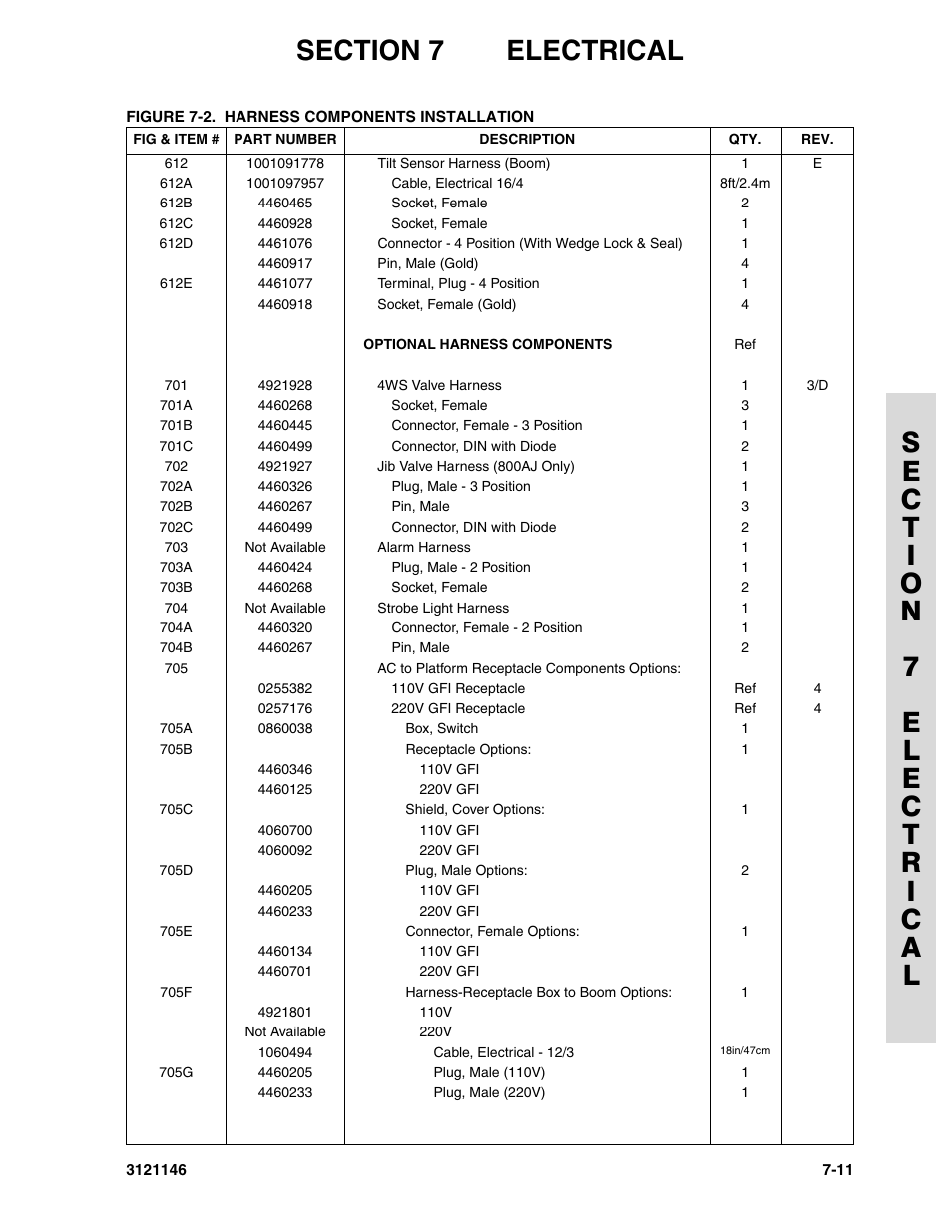 JLG 740AJ Parts Manual User Manual | Page 155 / 166