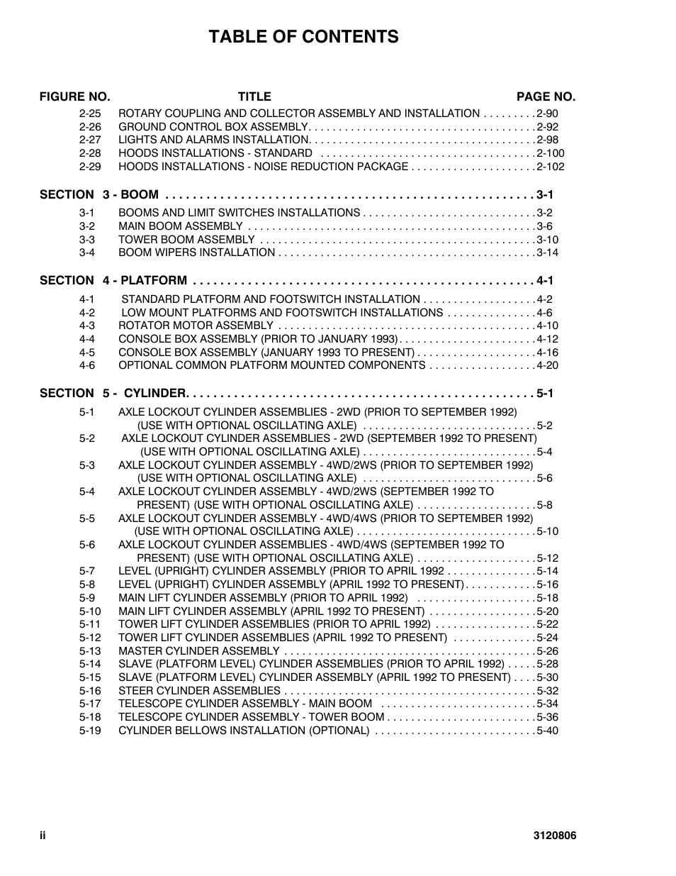 JLG 60HA Parts Manual User Manual | Page 6 / 306