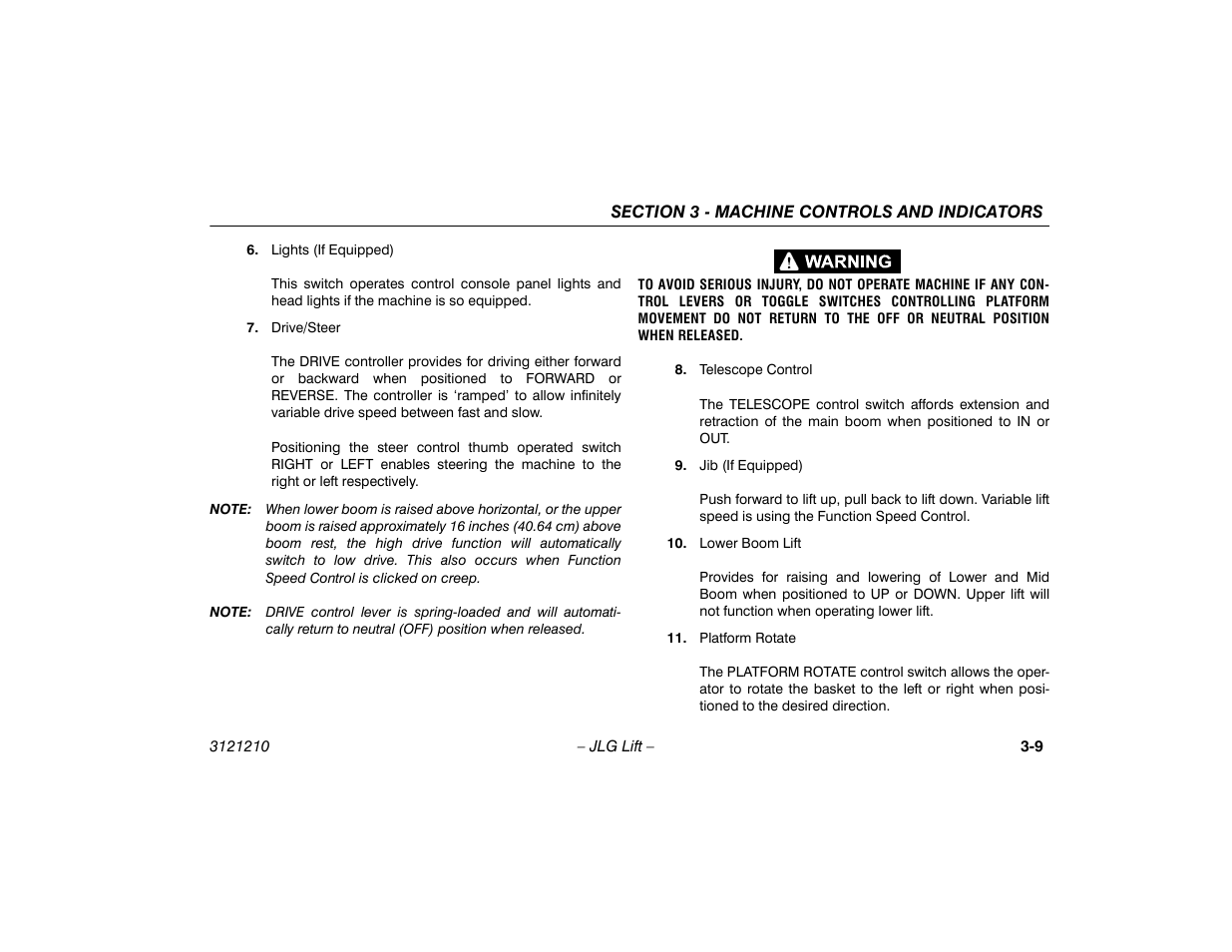 JLG M450 Operator Manual User Manual | Page 39 / 116