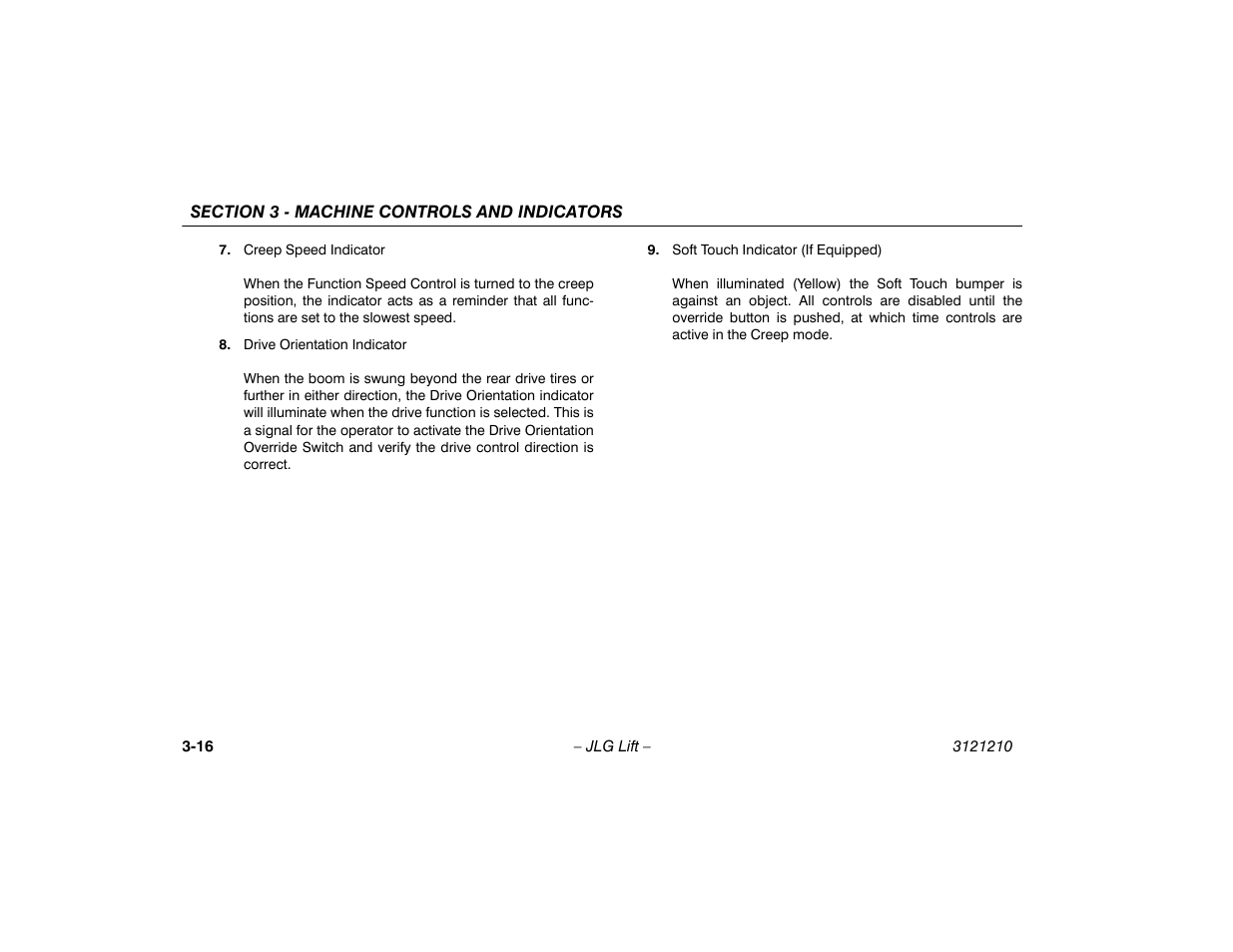 JLG M450 Operator Manual User Manual | Page 46 / 116