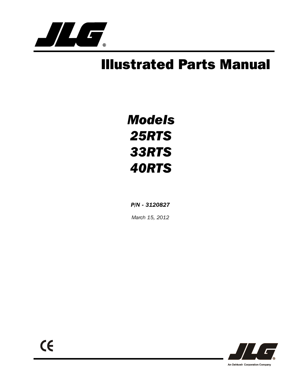 JLG 40RTS Parts Manual User Manual | 214 pages