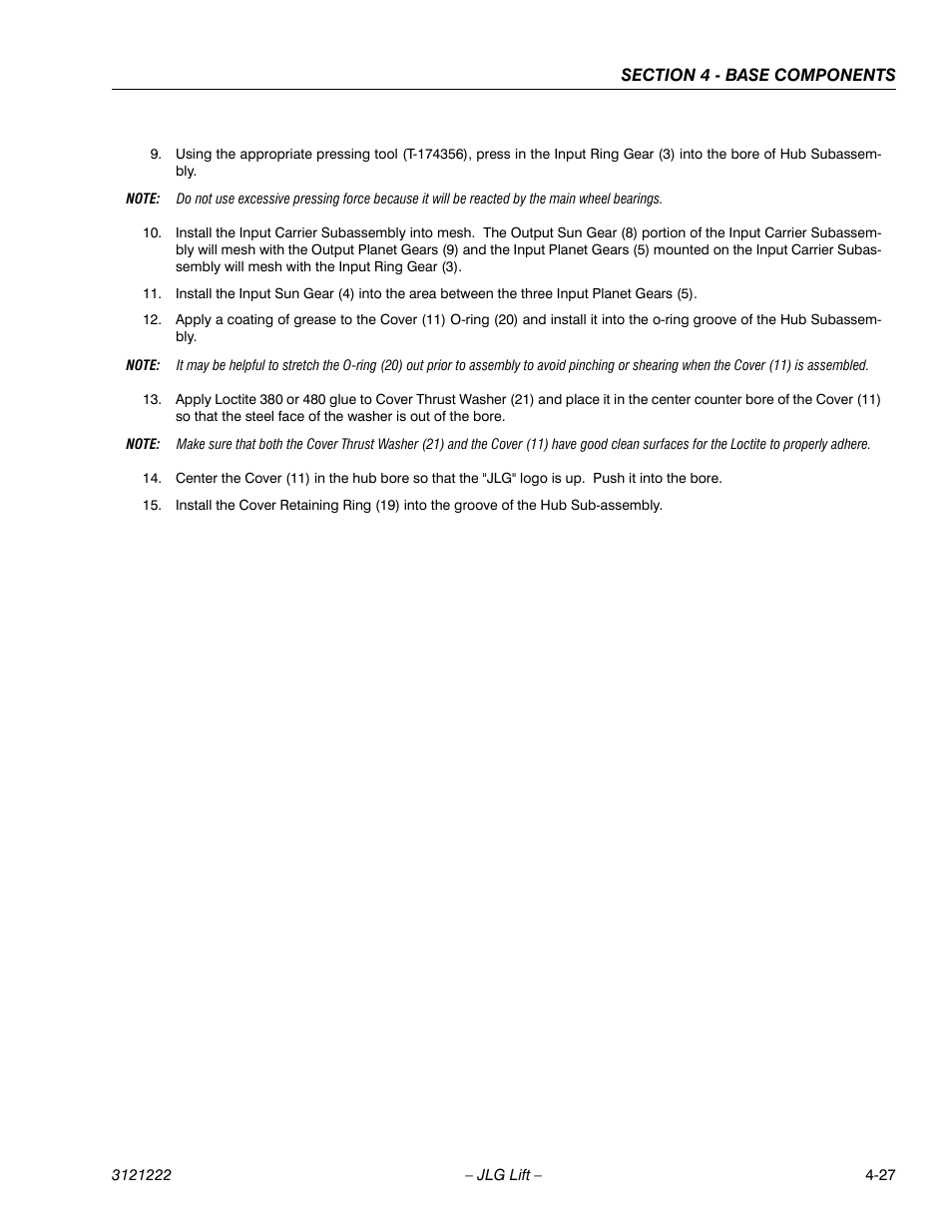 JLG 1230ES Service Manual User Manual | Page 63 / 198