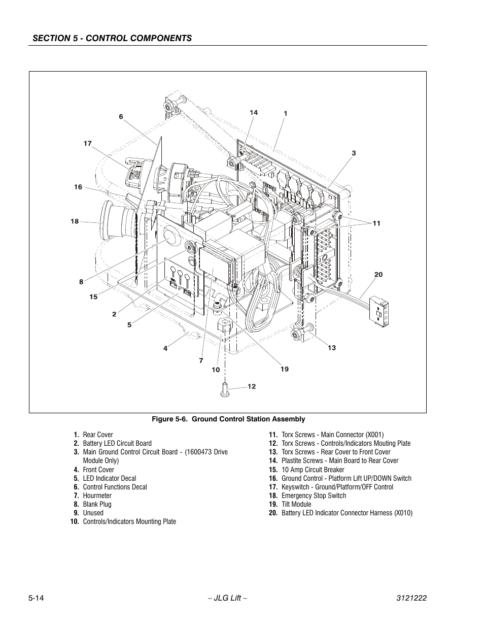 Ground control station assembly -14 | JLG 1230ES Service Manual User Manual | Page 90 / 198