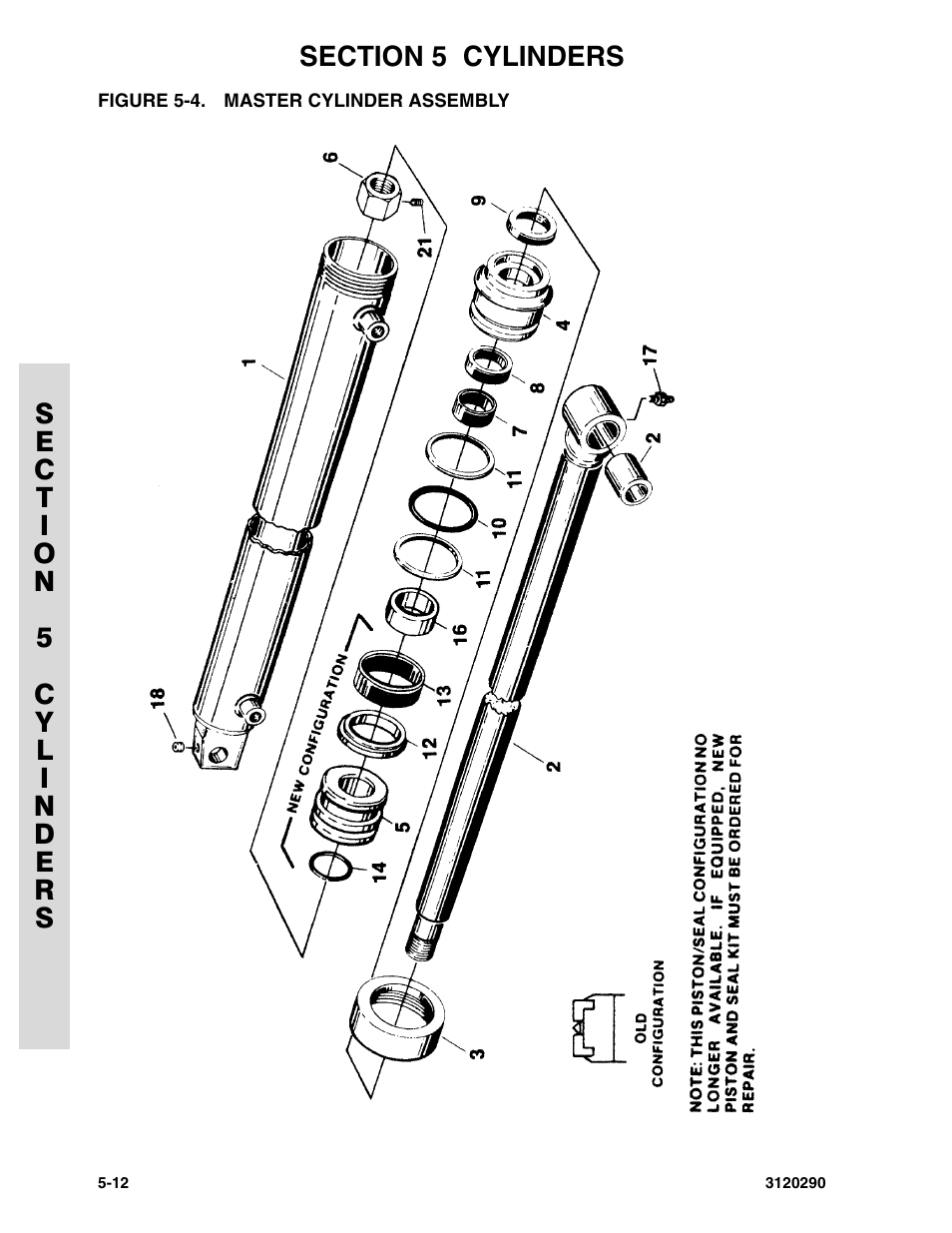 Figure 5-4. master cylinder assembly | JLG 70H Parts Manual User Manual | Page 358 / 478