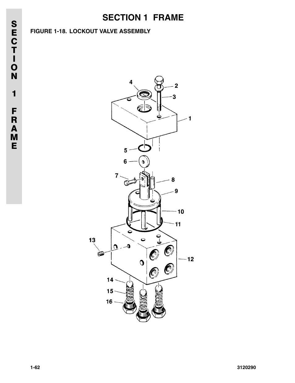 Figure 1-18. lockout valve assembly | JLG 70H Parts Manual User Manual | Page 70 / 478