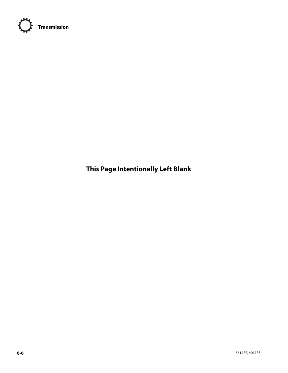 This page intentionally left blank | JLG 4017RS Service Manual User Manual | Page 114 / 204