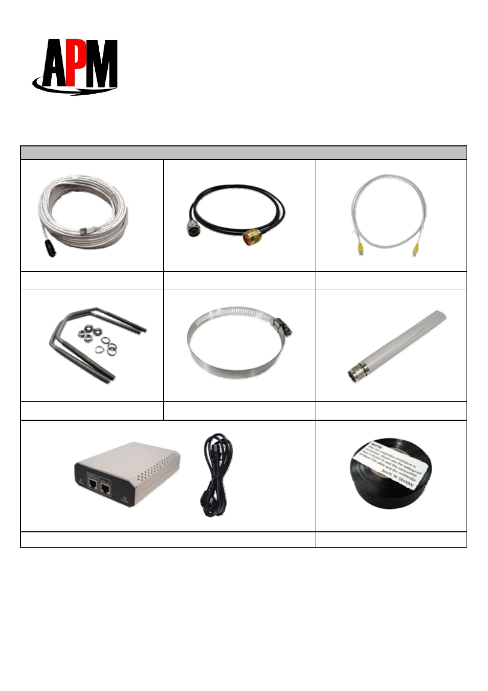 Apm co., ltd | APM PRO-8110 User Manual | Page 5 / 5